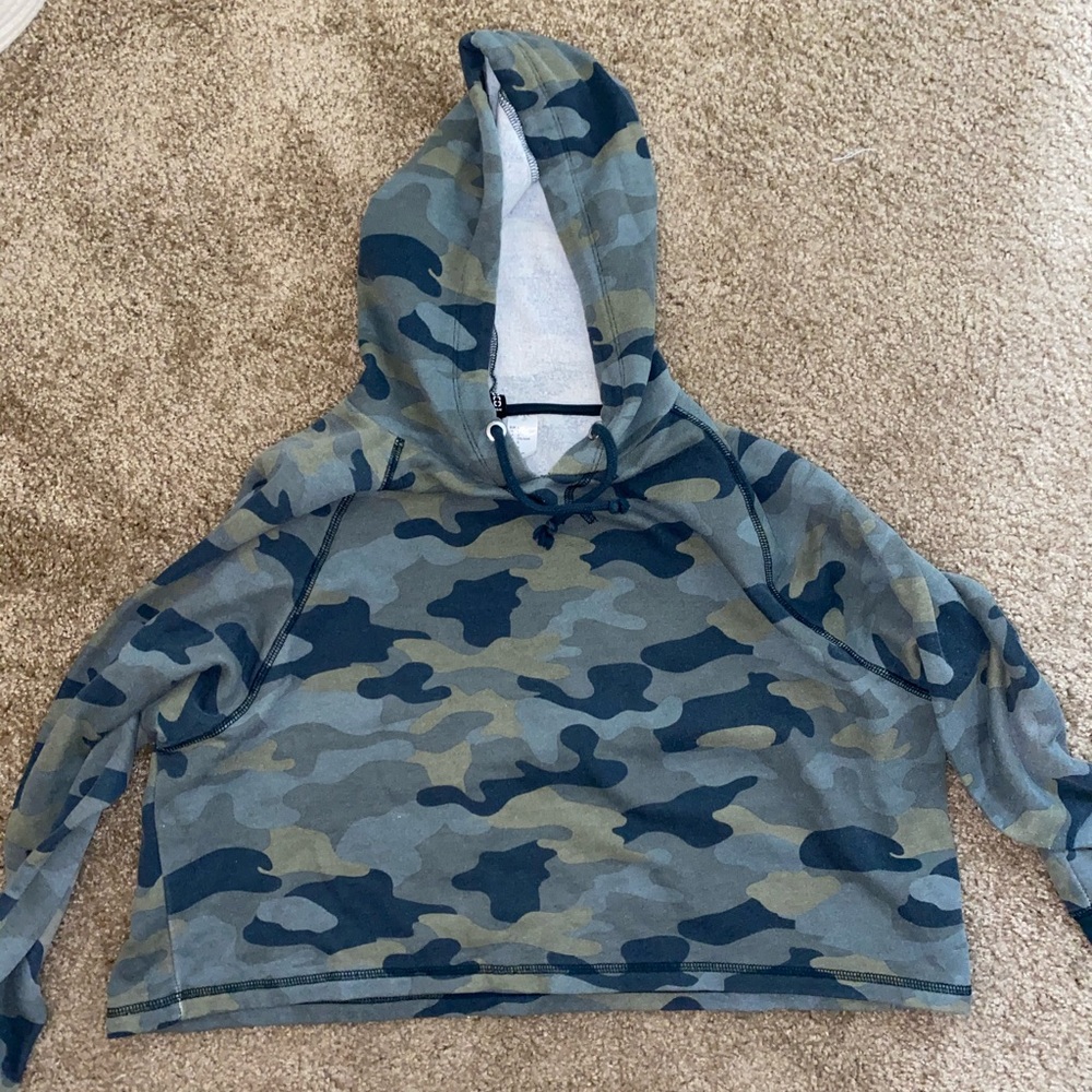 H&M camo hoodie